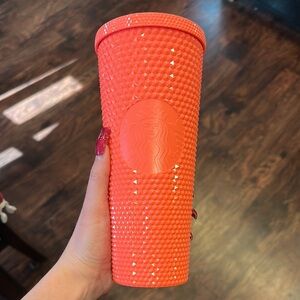 Pink Studded Starbucks Cup